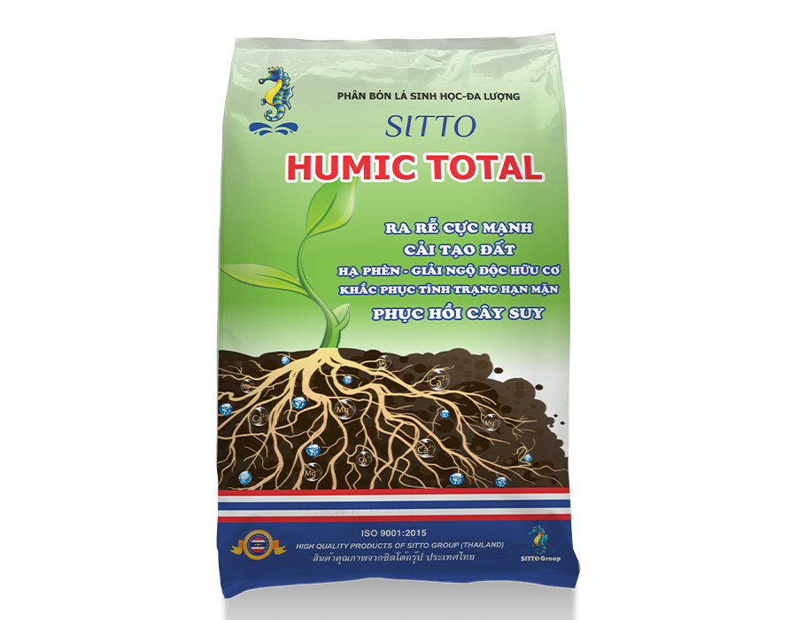 Phân bón lá SITTO HUMIC TOTAL (Gói 1kg) 