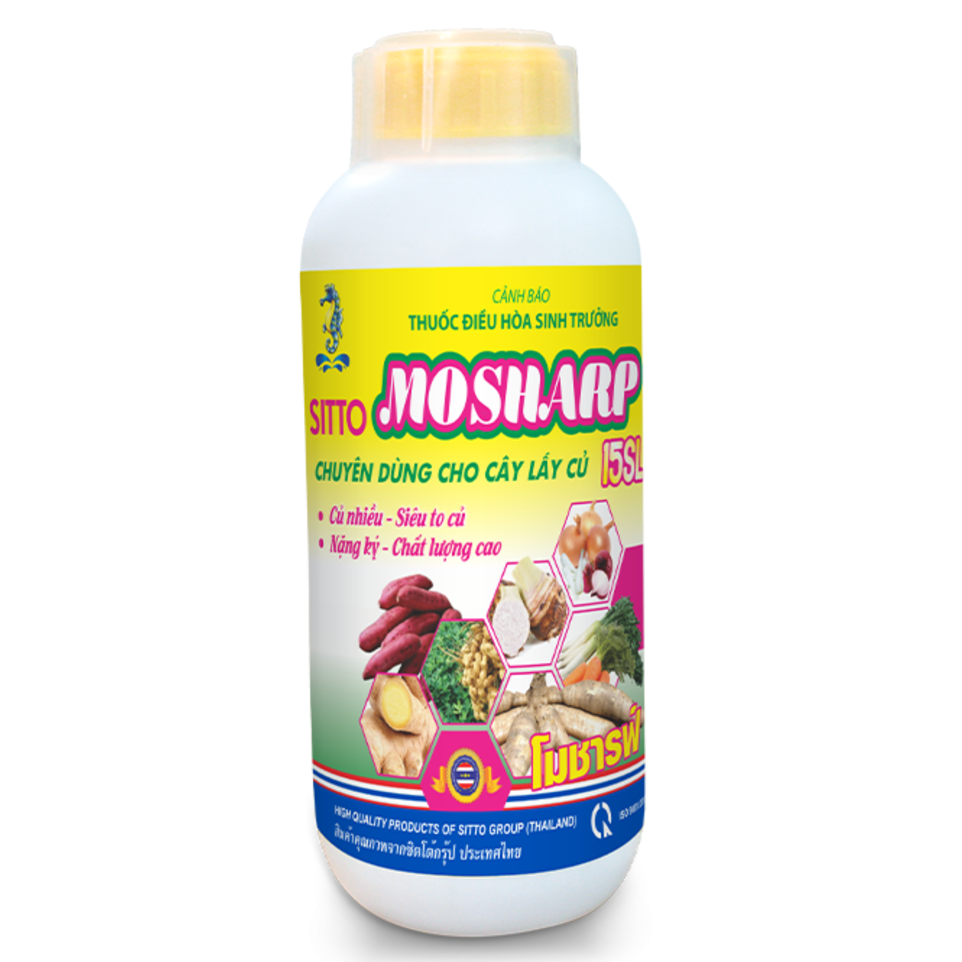  Phân bón lá Sitto MOSHARP 15SL (chai 500ml) 