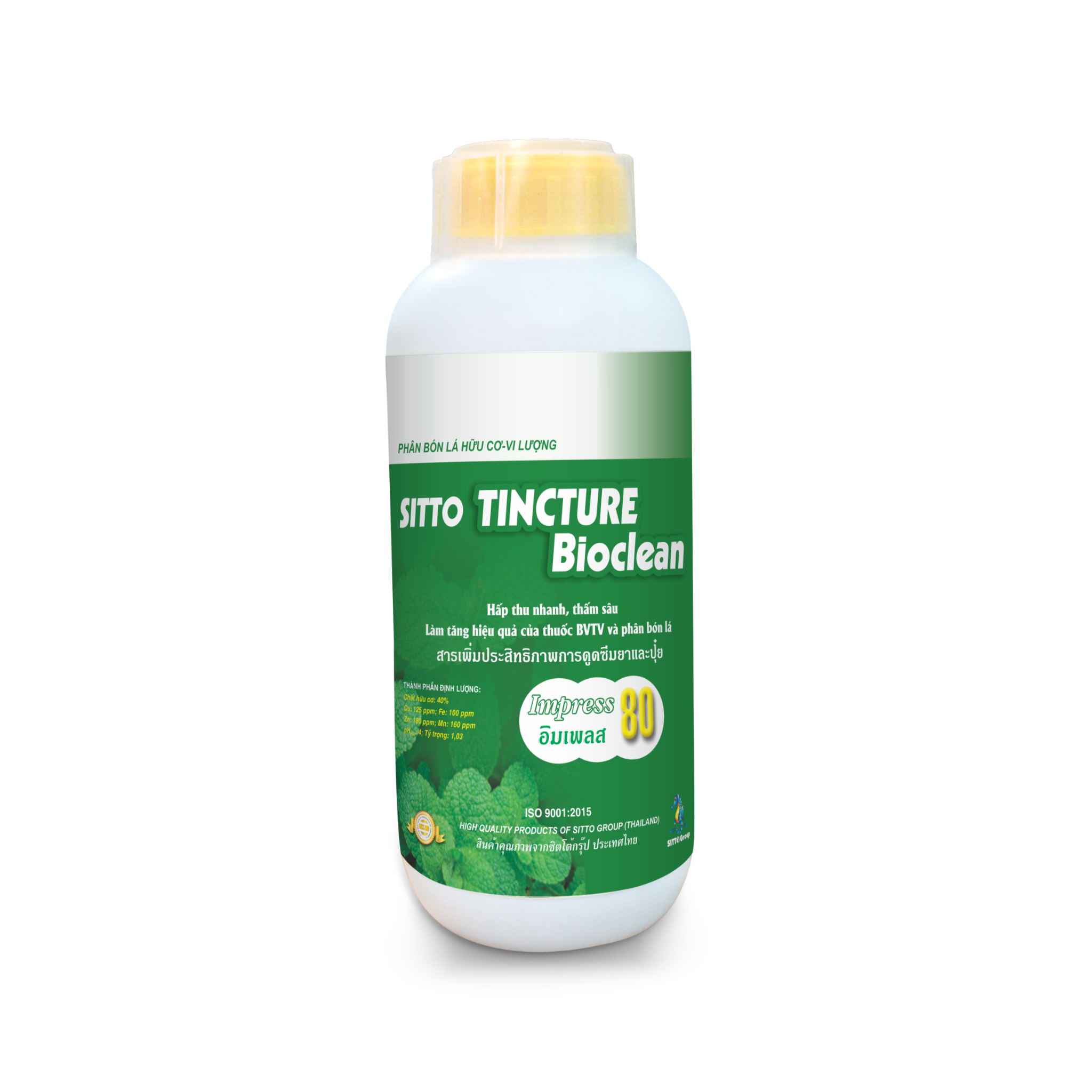  SITTO TINCTURE BIOCLEAN - IMPRESS 80 (chai 500ml) 