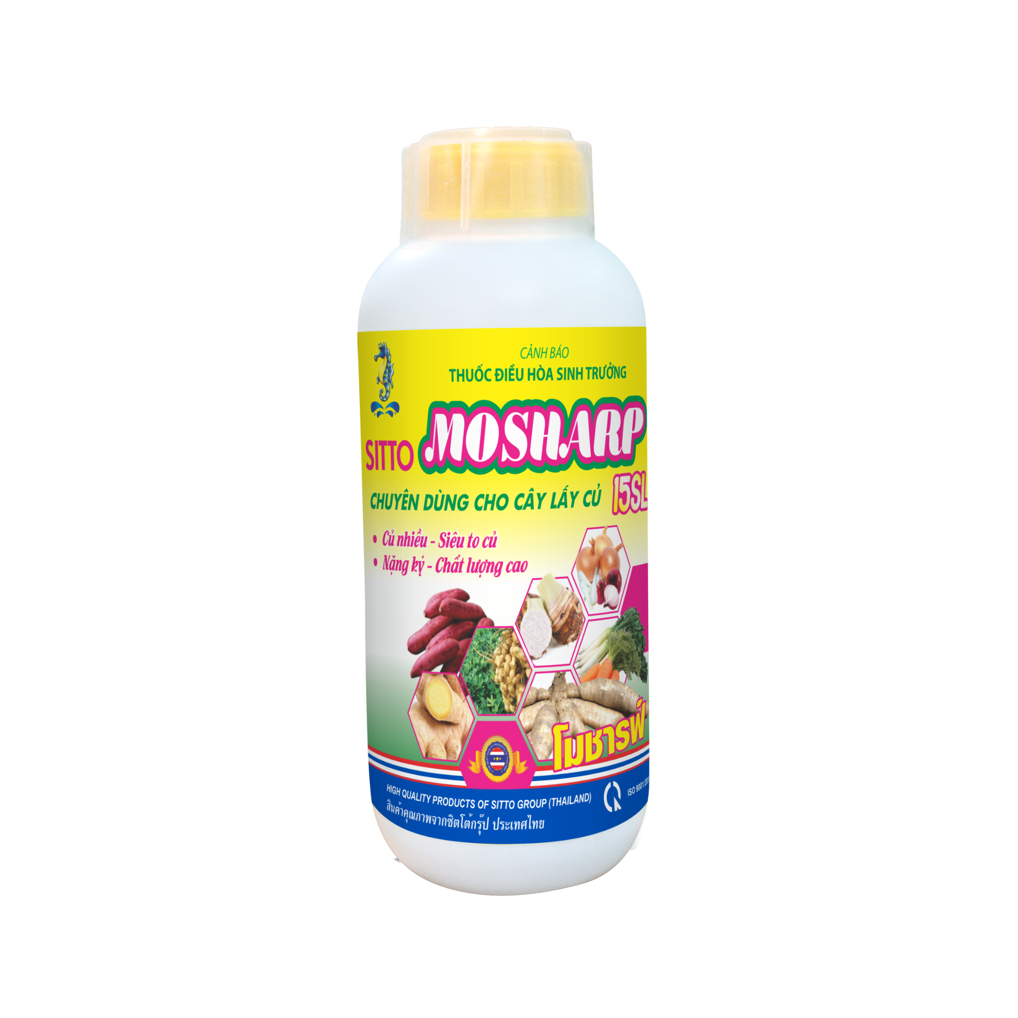 Phân bón lá Sitto MOSHARP 15SL (chai 500ml) 