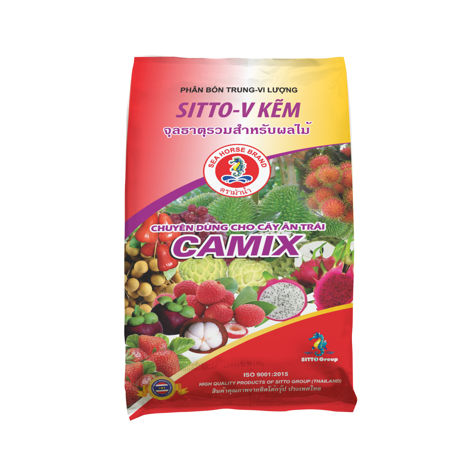  Phân bón lá SITTO-V KẼM (CAMIX CÂY ĂN TRÁI) (Gói 5kg) 