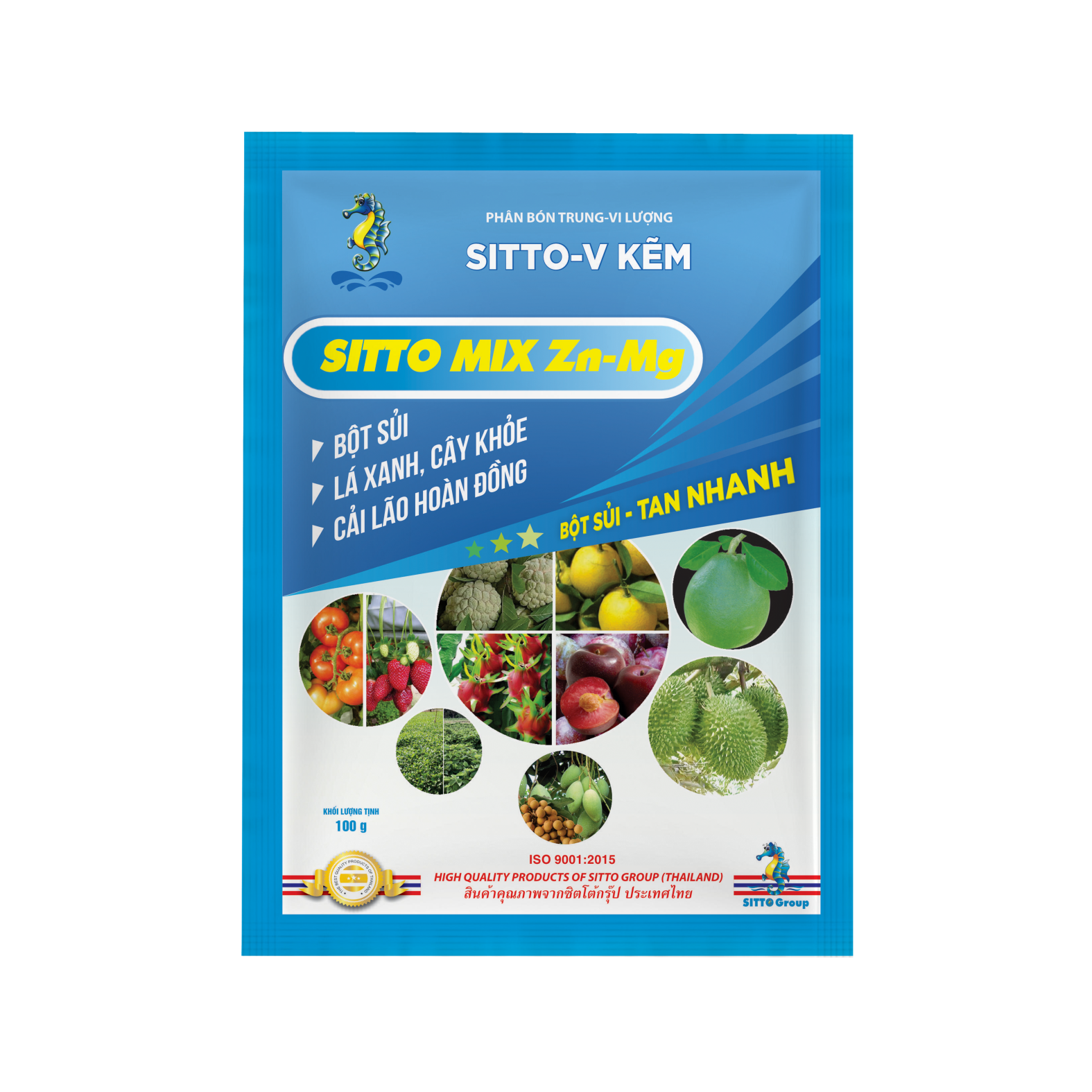  Phân bón lá SITTO– V KẼM (SITTO MIX ZN-MG) (Gói 100g) 