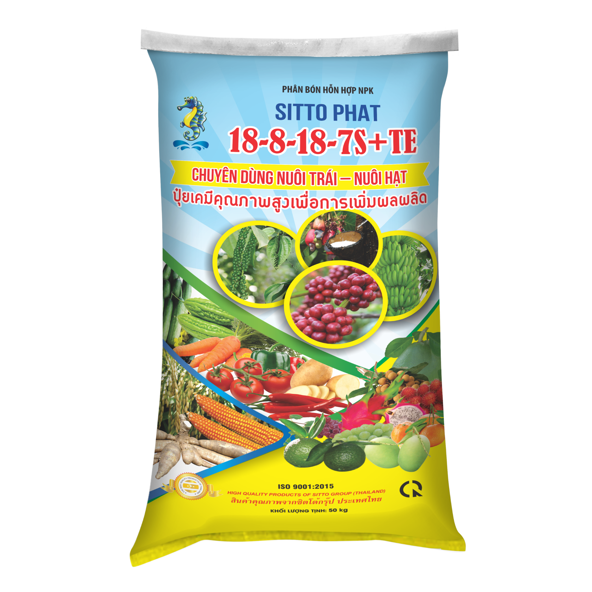  SITTO PHAT 18-8-18+7S+TE (Bao 50kg) 