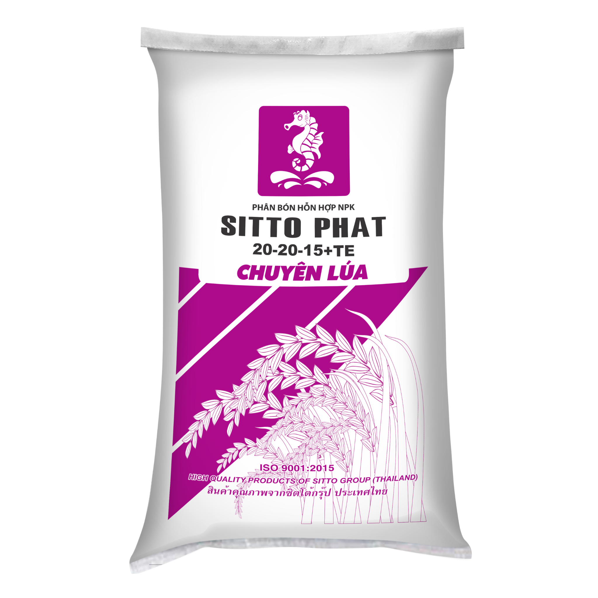  SITTO PHAT 20-20-15+TE (chuyên lúa) (Bao 50kg) 
