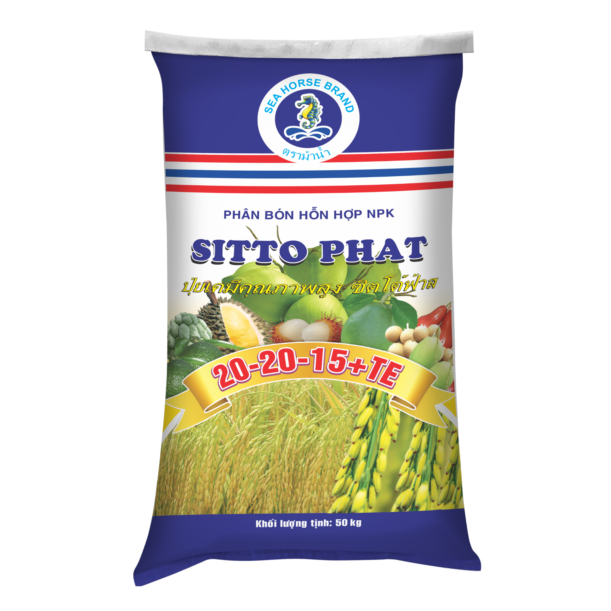  SITTO PHAT 20-20-15+TE (Xanh Tím) (Bao 50kg) 