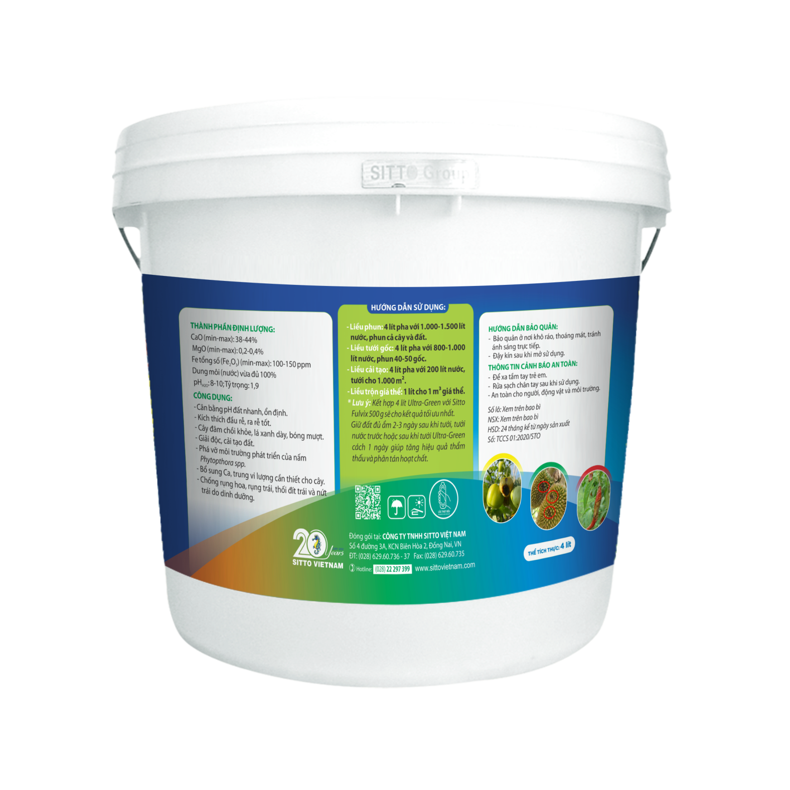  Phân bón lá Sitto ULTRAGREEN PLUS 