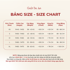Chân Váy Nữ NUSHI SKIRT Tà Chéo Đắp Ren Sang Trọng GOUT DE JUN