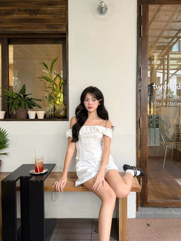 (Bán Lẻ) Quần Shorts Nữ RANISEE Chấm Bi Ngắn Dễ Thương GOÛT DE JUN