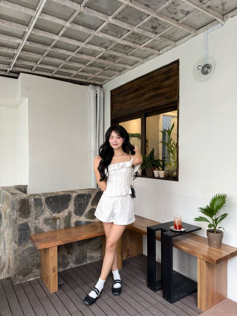 (Bán Lẻ) Quần Shorts Nữ RANISEE Chấm Bi Ngắn Dễ Thương GOÛT DE JUN