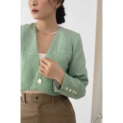 GOÛT DE JUN - Áo nữ croptop tay dài - Tifa top