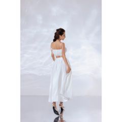 Set Áo Croptop Hai Dây Và Chân Váy Xòe Bồng Dáng Dài (bán lẻ) - YOYO SET - GOÛT DE JUN