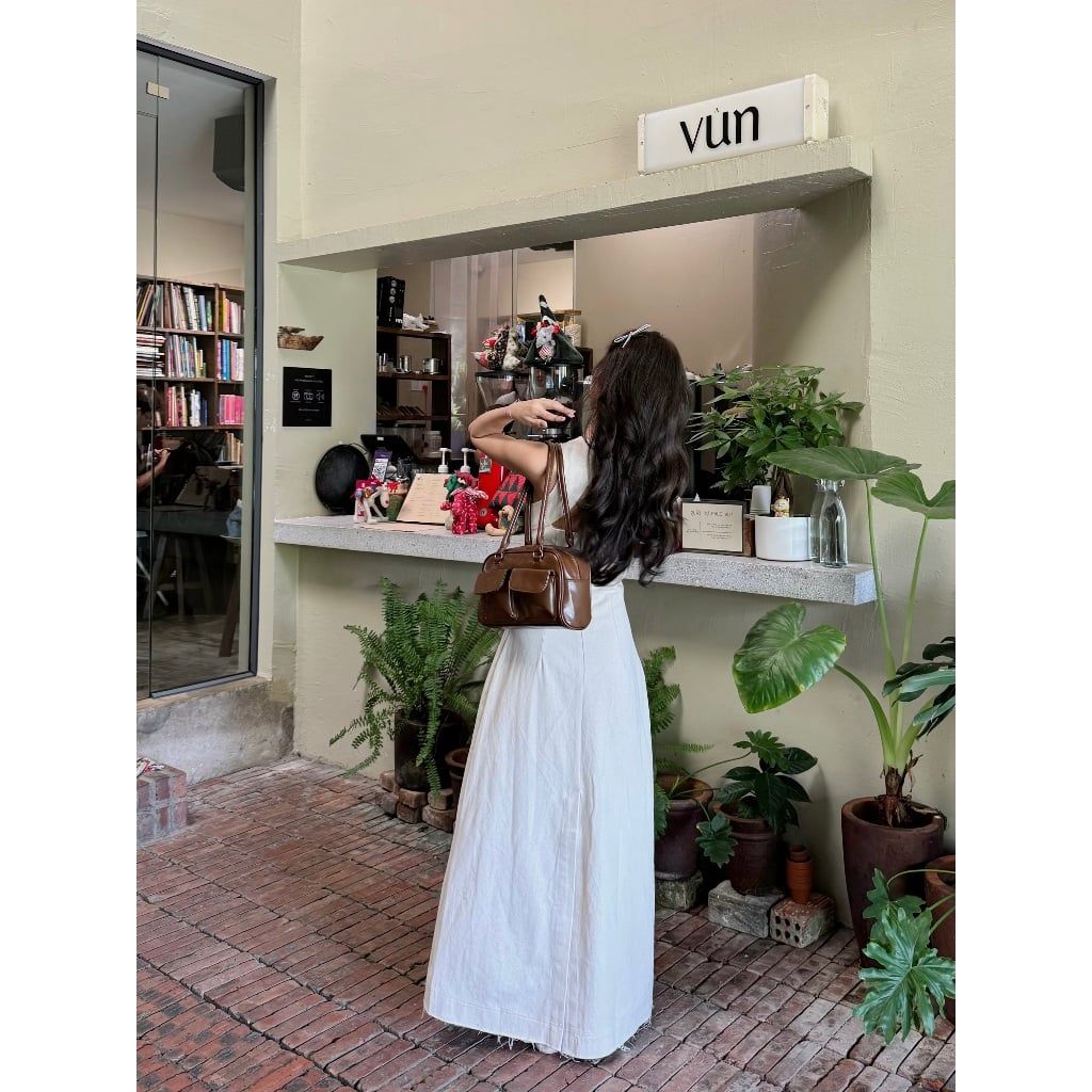 Đầm Nữ Thiết Kế Thắt Dây Form Dài Tôn Dáng- EMRI DRESS - GOÛT DE JUN