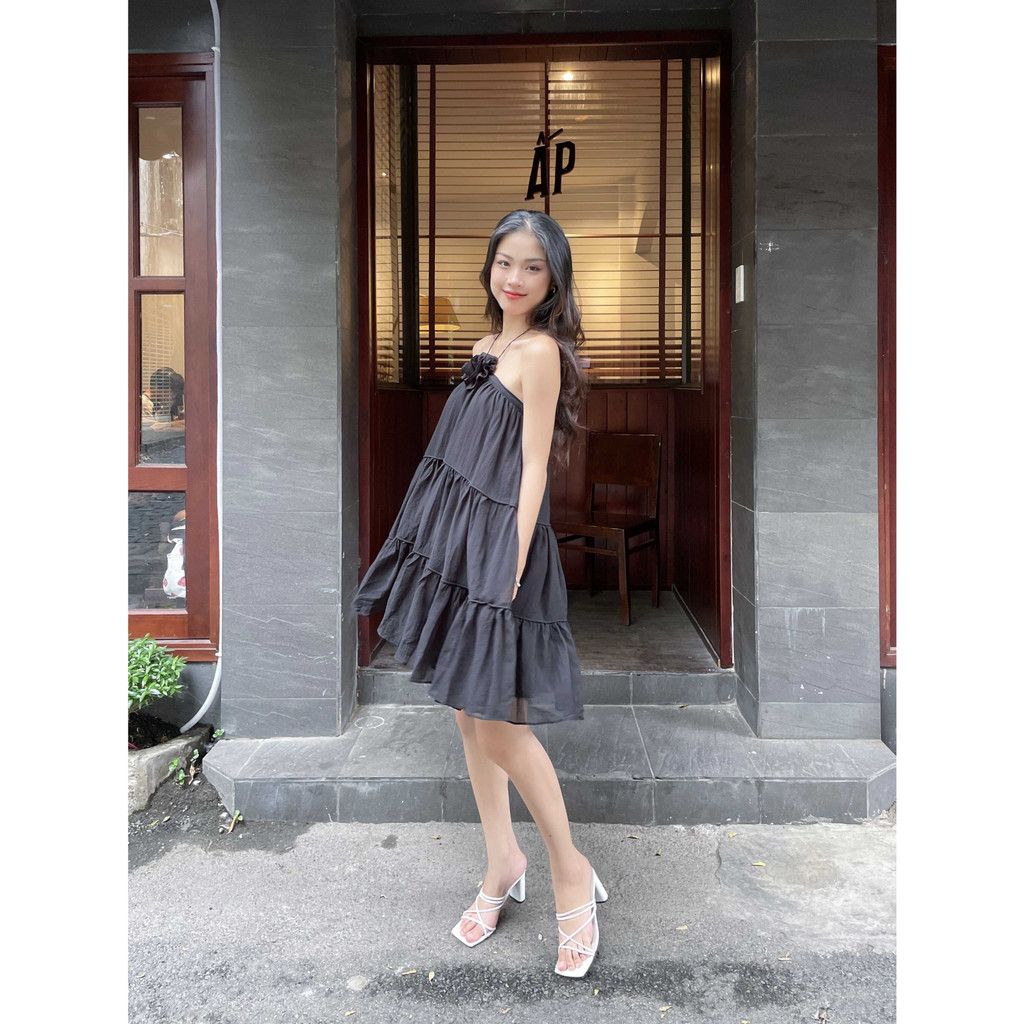 GOÛT DE JUN - Đầm Cổ Yếm Hở Lưng  - ALITA DRESS