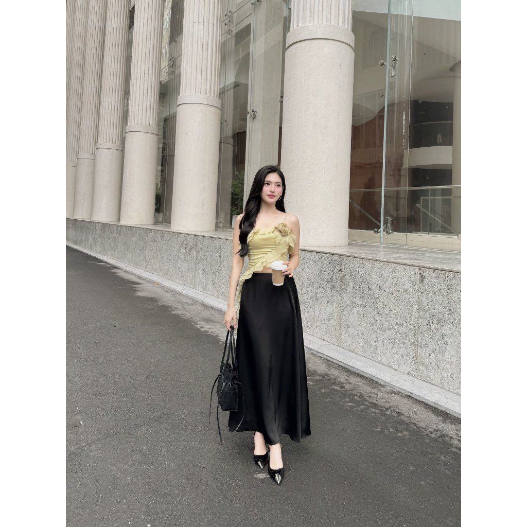 Chân Váy Nữ Dáng Dài Form A Basic - VINLEY SKIRT - GOÛT DE JUN