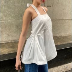 Áo Nữ Cổ Yếm Thiết Kế Vạt Xéo - REYA TOP - GOÛT DE JUN