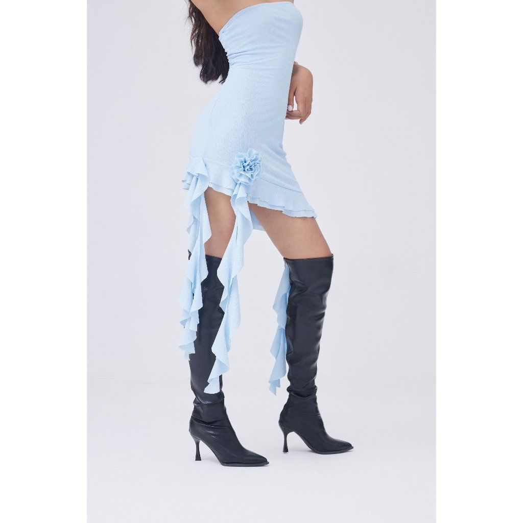 Đầm Body Cúp Ngực Bèo Xếp Tua Rua Tôn Dáng Quyến Rũ - JENNI DRESS - GOÛT DE JUN