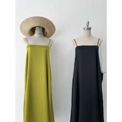 Đầm Lụa Hai Dây Dáng Dài Maxi Trơn RYDA DRESS - GOÛT DE JUN