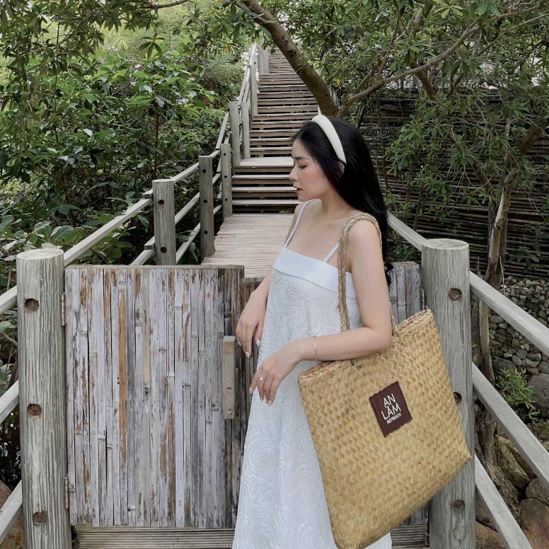 Đầm Maxi Nữ Hai Dây Họa Tiết Nổi LESI DRESS - GOÛT DE JUN