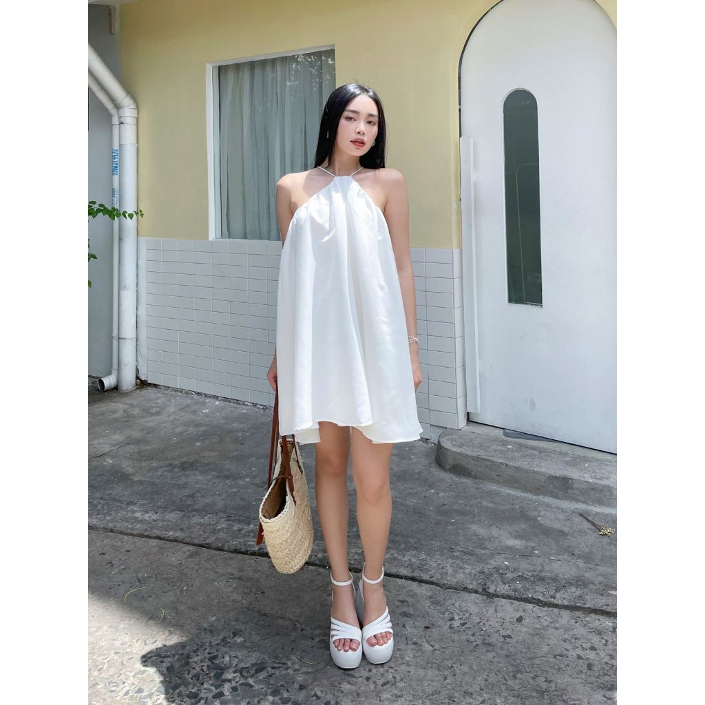 Đầm Nữ Thiết Kế Cổ Yếm Freesize HALEN DRESS - GOÛT DE JUN