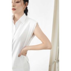 GOÛT DE JUN - Áo sơ mi nữ sát nách - Eri Shirt