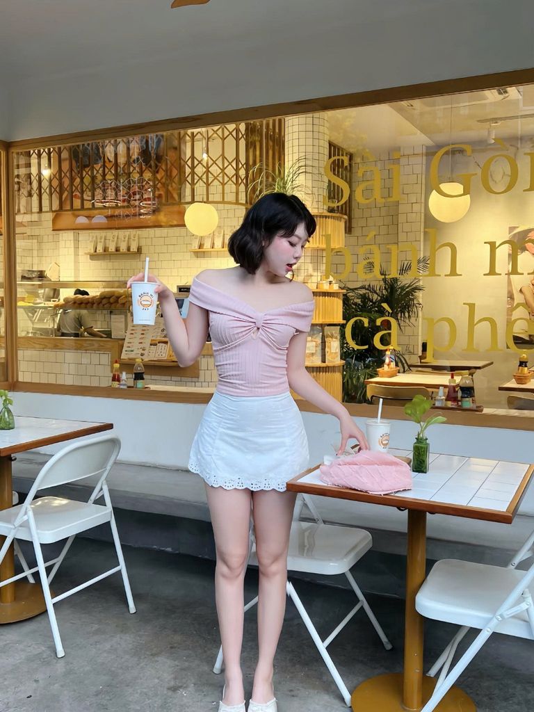 Áo Kiểu Nữ ROWAN Trễ Vai Ôm Body Tôn Dáng GOÛT DE JUN