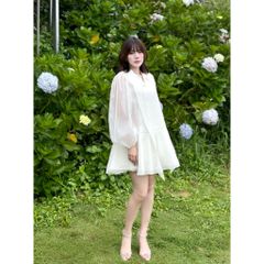 Đầm Nữ Tay Dài Phồng Freesize Babydoll Dễ Thương - VENCI DRESS - GOÛT DE JUN
