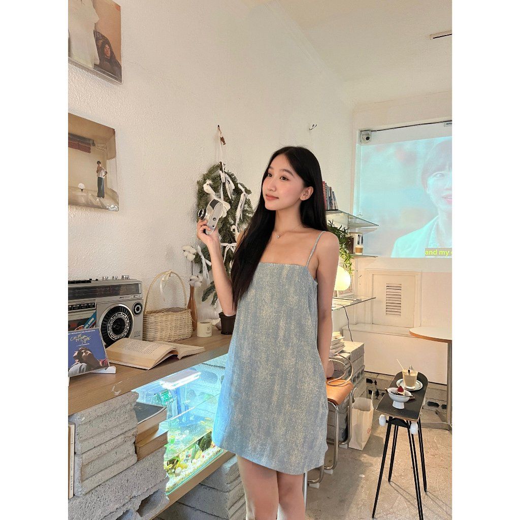Đầm Suông Nữ Hai Dây Trẻ Trung Năng Động - DALIZ DRESS - GOÛT DE JUN