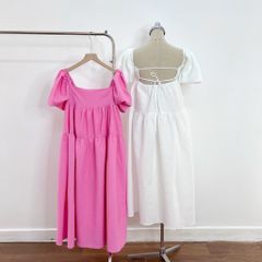 GOÛT DE JUN - Đầm nữ babydoll thiết kế hơ lưng   - KATIE DRESS