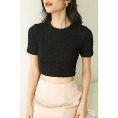 GOÛT DE JUN - Áo thun croptop nữ vải xốp - Pory Top