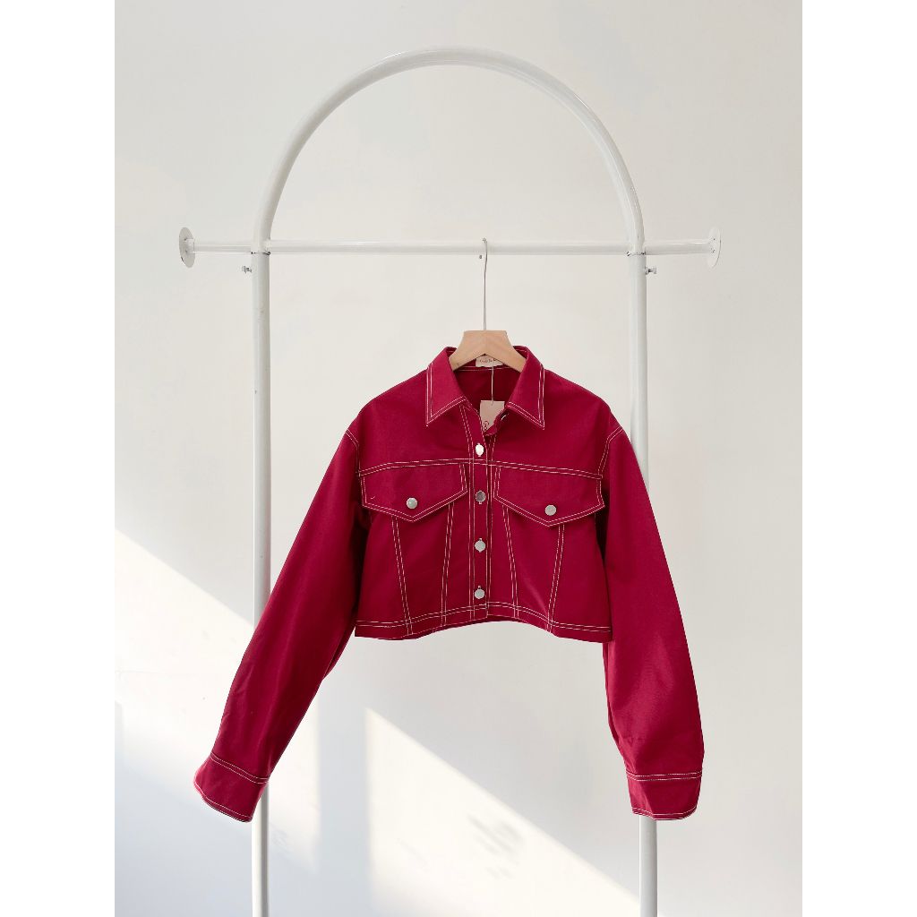Áo Khoác Nữ Kaki Túi Hộp HAESOO JACKET - GOÛT DE JUN