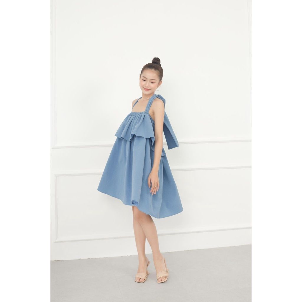 GOÛT DE JUN - Đầm babydoll cột nơ cổ - Jany Dress