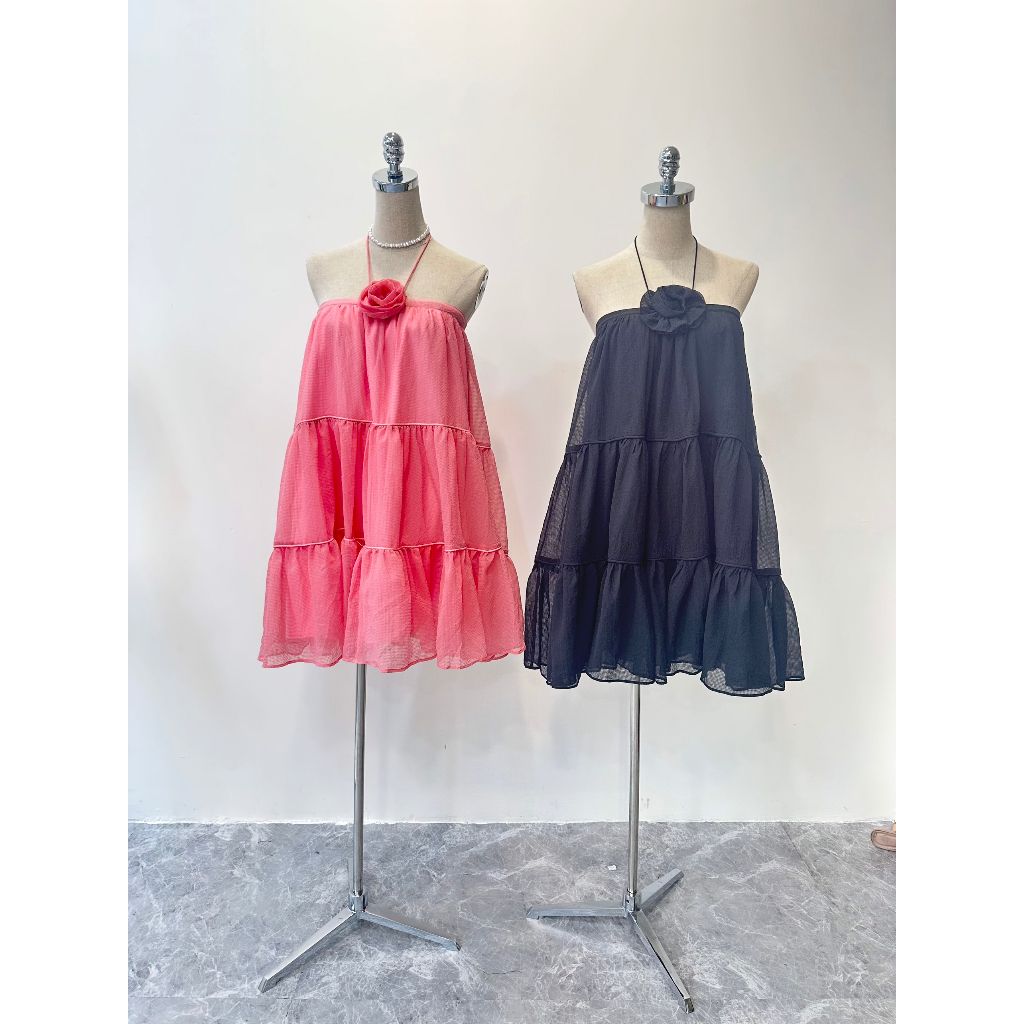 GOÛT DE JUN - Đầm Cổ Yếm Hở Lưng  - ALITA DRESS