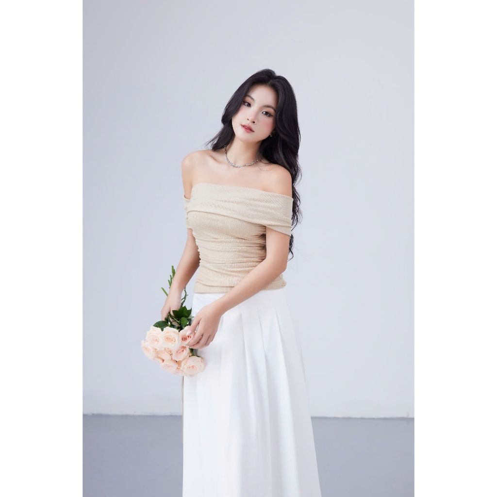 Chân Váy Nữ Dáng Dài Xếp Li Basic - MAZY SKIRT - GOÛT DE JUN