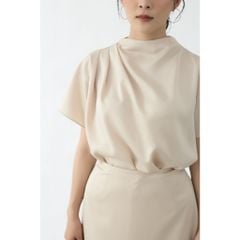 GOÛT DE JUN - Áo nữ lụa nhún vai  - Silen Top