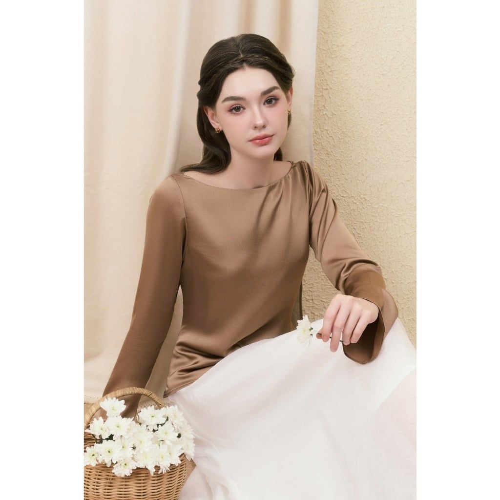 Chân Váy Nữ NUSHI SKIRT Tà Chéo Đắp Ren Sang Trọng GOUT DE JUN