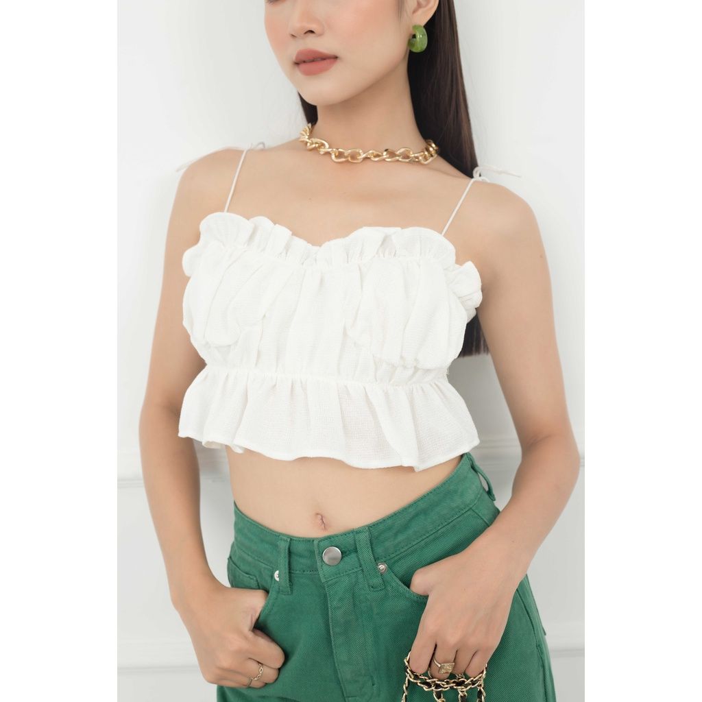 GOÛT DE JUN - Áo hai dây croptop - Lioky Top