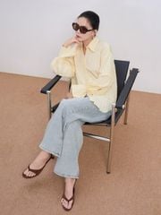 Quần Jeans Nữ FINRIC Wash Ống Suông Basic GOUT DE JUN