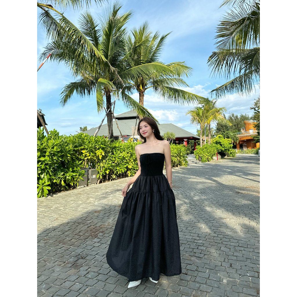 Đầm Nữ Đi Tiệc Thiết Kế Cúp Ngực Form Xoè Nhè Nhàng  - SLYN DRESS - GOÛT DE JUN