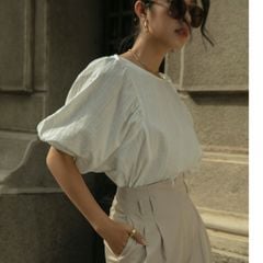 Áo Kiểu Tay phồng thanh lịch | Goût De Jun | Emby Top