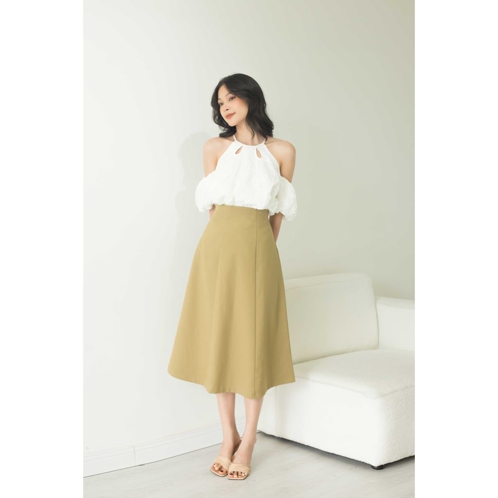 GOÛT DE JUN - Chân váy dài form A - Lazza Skirt