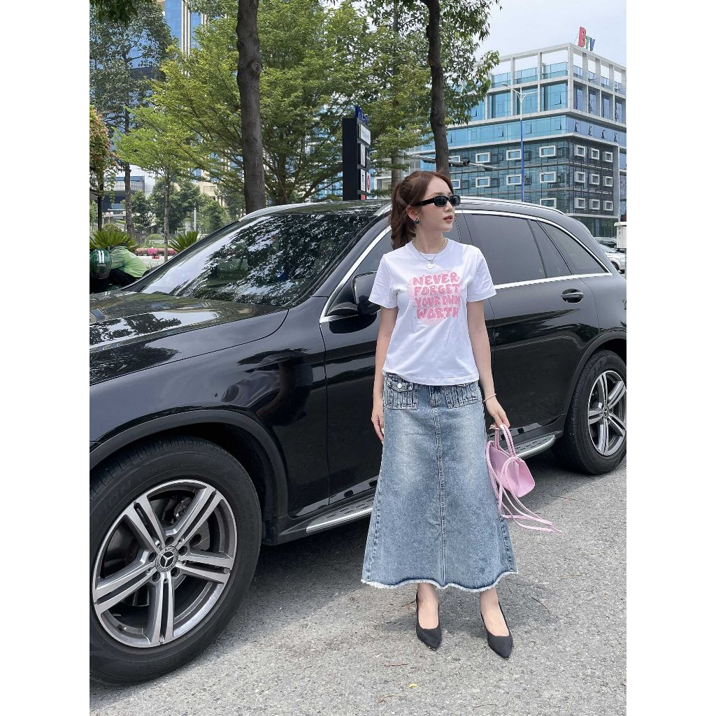 Chân Váy Jeans Dáng Đuôi Cá - MON SKIRT - GOÛT DE JUN