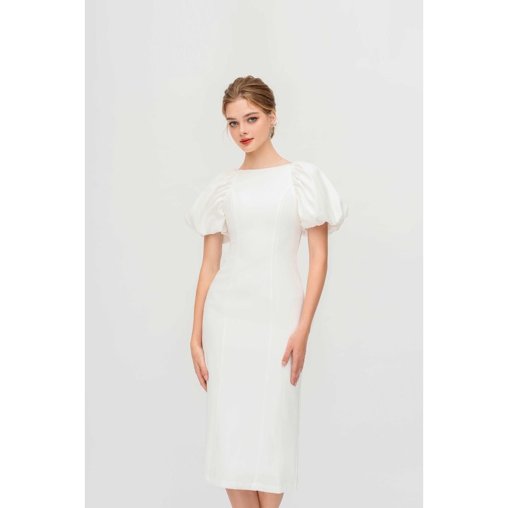 GOÛT DE JUN - Đầm nữ thiết kế tay bồng tôn dáng - LANNA DRESS