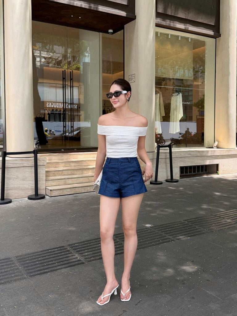 Quần Short Nữ TICLEN Lưng Cao Basic Tôn Dáng GOÛT DE JUN