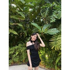 (HÀNG ĐẶT TRƯỚC) Đầm Body Nữ Trễ Vai (Tặng Kèm Hoa) - SEOLY DRESS - GOÛT DE JUN