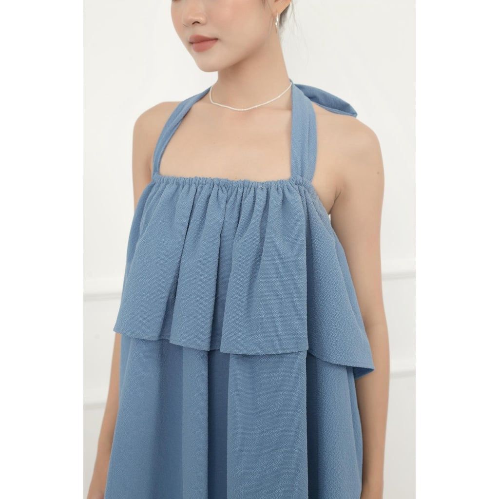 GOÛT DE JUN - Đầm babydoll cột nơ cổ - Jany Dress