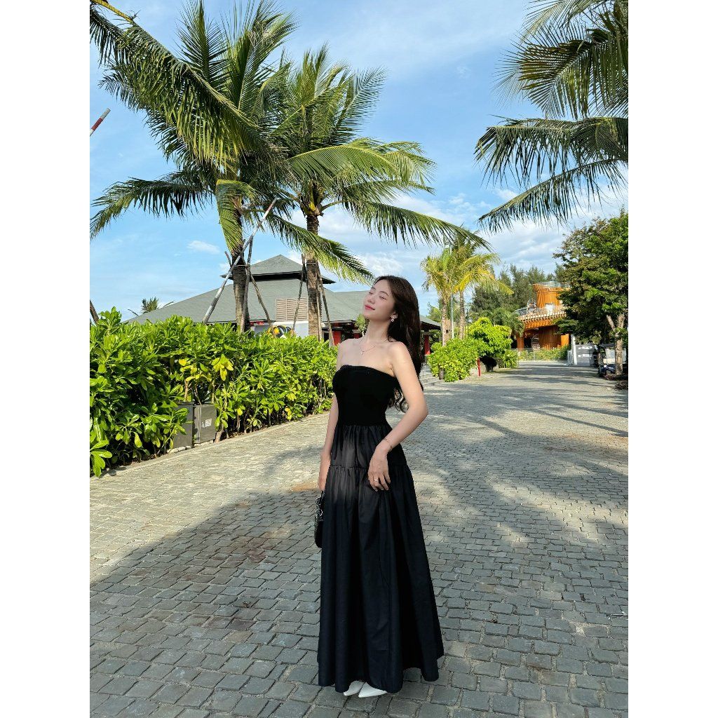 Đầm Nữ Đi Tiệc Thiết Kế Cúp Ngực Form Xoè Nhè Nhàng  - SLYN DRESS - GOÛT DE JUN