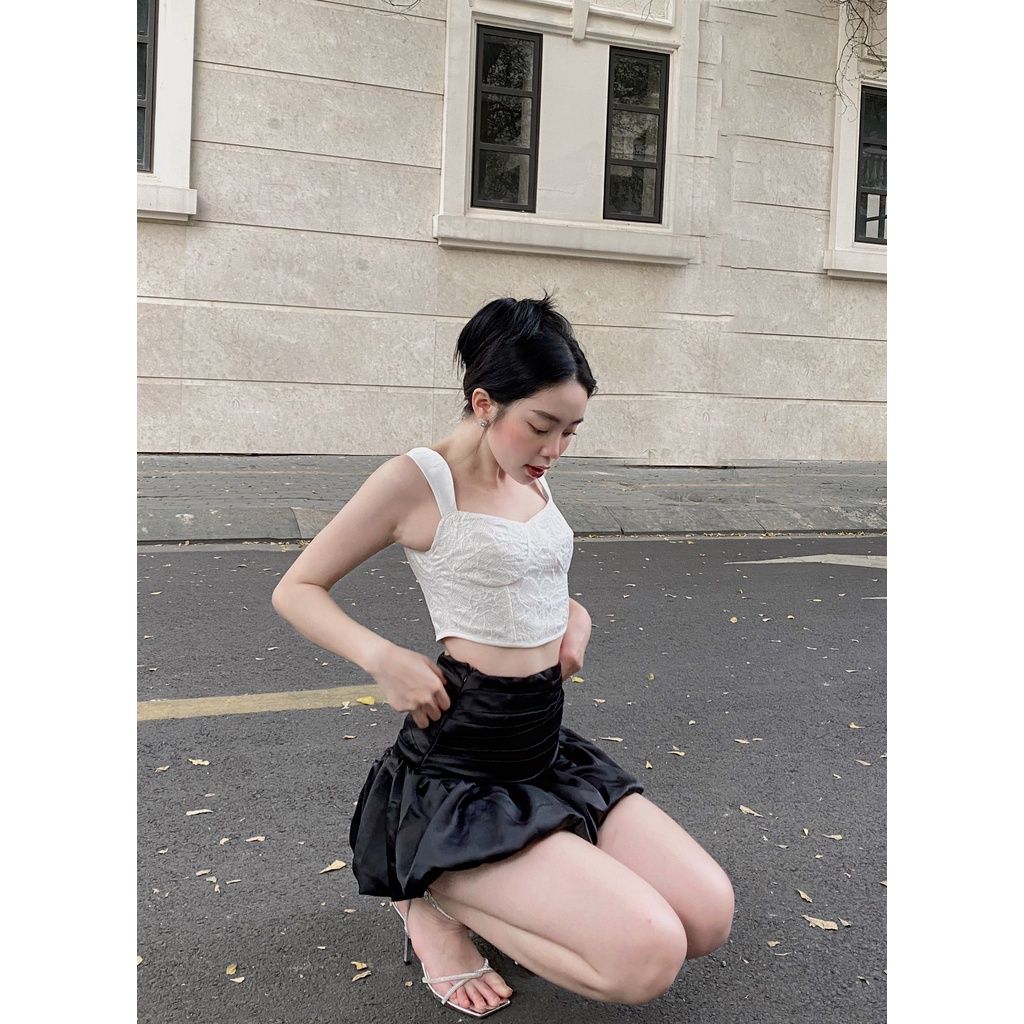Áo Croptop Corset Ôm Body Sexy - HOSI TOP - GOÛT DE JUN