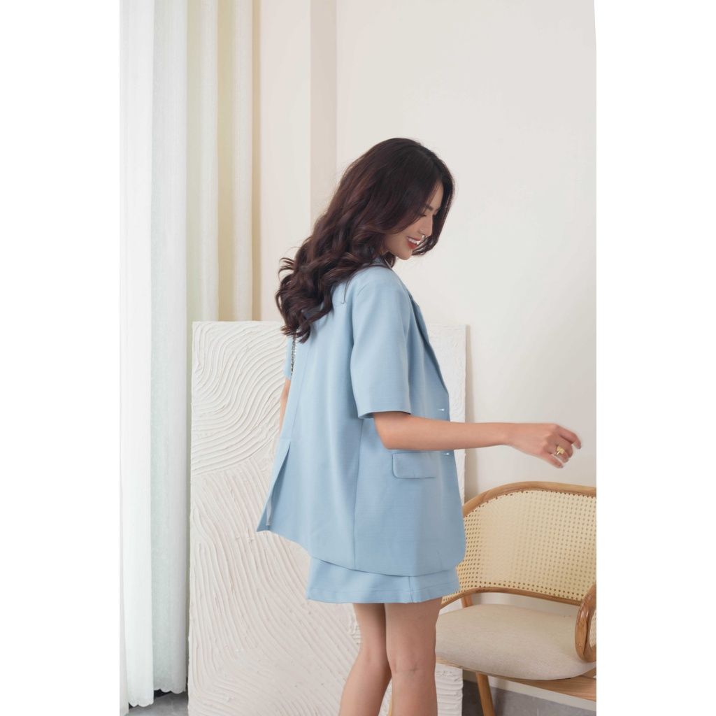 GOÛT DE JUN - Áo blazer nữ tay ngắn - Charlise top