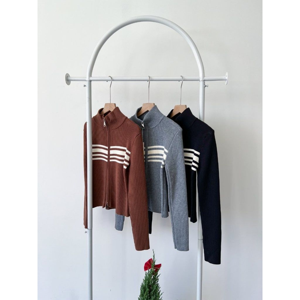 Áo Khoác Cardigan Dệt Kim Freesize Tay Dài - FAYE TOP -  GOÛT DE JUN