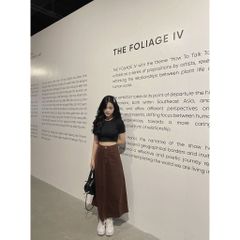 GOÛT DE JUN - Áo thun croptop nữ vải xốp - Pory Top